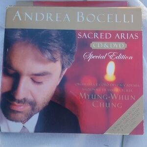 Andrea Bocelli Sacred Aria Special Edition CD And DVD